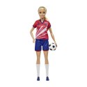 Lalka Barbie Piłkarka czerwona koszulka Lalka Barbie Piłkarka czerwona koszulka