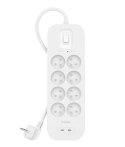 Listwa przeciwprzepięciowa SurgePlus 8xFR 2xUSB-C 900J 2M Listwa przeciwprzepięciowa SurgePlus 8xFR 2xUSB-C 900J 2M