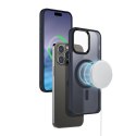 Etui Hybrid Frost MAG Cover iPhone 15 Pro Max MagSafe Granatowe Etui Hybrid Frost MAG Cover iPhone 15 Pro Max MagSafe Granatowe