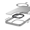 Etui Hybrid Frost MAG Cover iPhone 15 Pro Max MagSafe Szare Etui Hybrid Frost MAG Cover iPhone 15 Pro Max MagSafe Szare