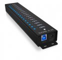 Hub IB-HUB1717 16+1 port USB HUB, 16x USB + 1x USB do ładowania, USB 3.2 Gen 1, 96 Watt zasilacz Hub IB-HUB1717 16+1 port USB HUB, 16x USB + 1x USB do ładowania, USB 3.2 Gen 1, 96 Watt zasilacz