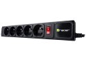 Listwa zasilającaPowerGear 5m Black 5 gniazd Listwa zasilającaPowerGear 5m Black 5 gniazd