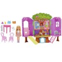 Lalka Barbie Chelsea Domek na drzewie + akcesoria Lalka Barbie Chelsea Domek na drzewie + akcesoria