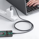 CB-CD45 kabel USB-C - USB-C 0,9m 60W PD 3A 20V nylonowy oplot czarny CB-CD45 kabel USB-C - USB-C 0,9m 60W PD 3A 20V nylonowy oplot czarny