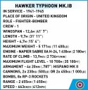 Klocki Hawker Typhoon Mk.1B Klocki Hawker Typhoon Mk.1B