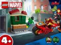 Klocki Marvel Super Heroes 76287 Iron Man z motocyklem i Hulk Klocki Marvel Super Heroes 76287 Iron Man z motocyklem i Hulk