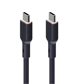 CB-SCC241 kabel USB-C - USB-C 1m 240W PD 5A 20V silikonowy czarny