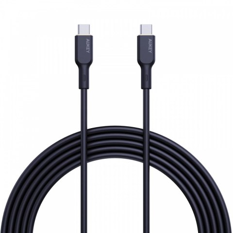 CB-SCC241 kabel USB-C - USB-C 1m 240W PD 5A 20V silikonowy czarny CB-SCC241 kabel USB-C - USB-C 1m 240W PD 5A 20V silikonowy czarny