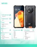 Smartfon WP28S 4/128GB 10600 mAh DualSIM pomarańczowy Smartfon WP28S 4/128GB 10600 mAh DualSIM pomarańczowy
