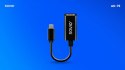 Adapter USB-C (M) - HDMI (F), 4K, 30Hz, plastik, AK-79 Adapter USB-C (M) - HDMI (F), 4K, 30Hz, plastik, AK-79