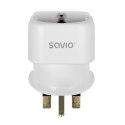 Adapter podróżny, gniazdo EU - wtyk UK AP-04 Adapter podróżny, gniazdo EU - wtyk UK AP-04