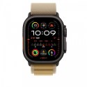 Opaska Alpine w kolorze beżu do koperty 49 mm - rozmiar S - elementy z tytanu w kolorze czarnym Opaska Alpine w kolorze beżu do koperty 49 mm - rozmiar S - elementy z tytanu w kolorze czarnym