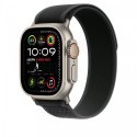 Opaska Trail w kolorze czarnym do koperty 49 mm - rozmiar S/M - elementy z tytanu w kolorze naturalnym Opaska Trail w kolorze czarnym do koperty 49 mm - rozmiar S/M - elementy z tytanu w kolorze naturalnym