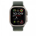 Opaska Trail w kolorze zielonym do koperty 49 mm - rozmiar S/M - elementy z tytanu w kolorze naturalnym Opaska Trail w kolorze zielonym do koperty 49 mm - rozmiar S/M - elementy z tytanu w kolorze naturalnym