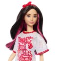 Lalka Barbie Fashionistas brunetka z falowanymi włosami Lalka Barbie Fashionistas brunetka z falowanymi włosami