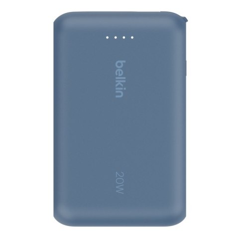 PowerBank BoostCharge 10k mAh 20w wbudowany kabel-C, port-C, niebieski