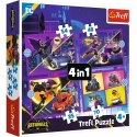 Puzzle 4w1 Batwheels, Poznaj Batwheels Puzzle 4w1 Batwheels, Poznaj Batwheels