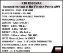 Klocki KTO Rosomak 666 klocków Klocki KTO Rosomak 666 klocków