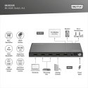 Przełącznik / Switch HDMI 4x1, 8K/60Hz (4:4:4) z HDR, 48 Gbps, HDCP 2.3, Toslink / Stereo, EDID Przełącznik / Switch HDMI 4x1, 8K/60Hz (4:4:4) z HDR, 48 Gbps, HDCP 2.3, Toslink / Stereo, EDID