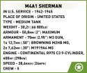 Klocki M4A1 Sherman 663 klocki Klocki M4A1 Sherman 663 klocki