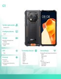 Smartfon G1 4G 6/256GB IP69K Pomarańczowy Smartfon G1 4G 6/256GB IP69K Pomarańczowy