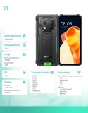 Smartfon G1 4G 6/256GB IP69K Zielony Smartfon G1 4G 6/256GB IP69K Zielony