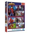Puzzle 2x70 elementów Spiderman Pajęcze historie Puzzle 2x70 elementów Spiderman Pajęcze historie