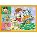 Puzzle 4w1 Garfield kocha lazanie Puzzle 4w1 Garfield kocha lazanie