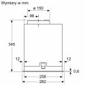 Okap wyspowy DLN78PC60 Serie8 70cm Okap wyspowy DLN78PC60 Serie8 70cm