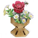 Puzzle 3D Bukiet kwiatów - Róże Puzzle 3D Bukiet kwiatów - Róże