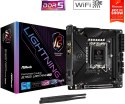 Płyta główna B760I LIGHTNING WIFI s1700 2DDR5 mITX DP/HDMI Płyta główna B760I LIGHTNING WIFI s1700 2DDR5 mITX DP/HDMI