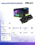Karta graficzna GeForce RTX 5060 OC 8GB RGB VCG50608TFXXPB1-O Karta graficzna GeForce RTX 5060 OC 8GB RGB VCG50608TFXXPB1-O