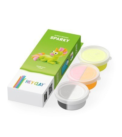 Masa plastyczna JEDNOROŻCE SPARKY 3PAK CEE Masa plastyczna JEDNOROŻCE SPARKY 3PAK CEE