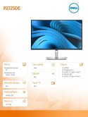 Monitor 27 cali P2725DE IPS QHD LED/RJ45/HDMI/DP/USBC/3Y Monitor 27 cali P2725DE IPS QHD LED/RJ45/HDMI/DP/USBC/3Y