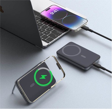 PB-MS01 MagSafe PowerBank | 6700mAh | 20W | LED | USB-C PB-MS01 MagSafe PowerBank | 6700mAh | 20W | LED | USB-C