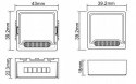 Moduł OXT mini przekaźnik 4 obwody ZigBee TUYA Moduł OXT mini przekaźnik 4 obwody ZigBee TUYA