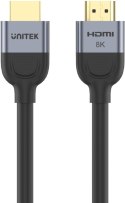 Unitek Kabel HDMI 2.1 8K 60Hz, czarny, 3m Unitek Kabel HDMI 2.1 8K 60Hz, czarny, 3m