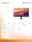 Monitor 27 cali 27U421A-B Monitor 27 cali 27U421A-B