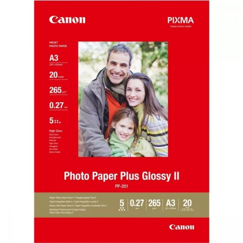 Papier Canon PP-201 błyszczący II Photo Paper Plus A3 20 arkuszy 2311B020