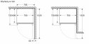 Chlodziarko-zamrażarka 70 cm KGN49OCAF Antracyt