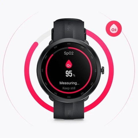 Smartwatch GPS Watch R WT2001 Android iOS Czarny Smartwatch GPS Watch R WT2001 Android iOS Czarny