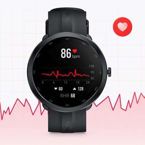 Smartwatch GPS Watch R WT2001 Android iOS Czarny Smartwatch GPS Watch R WT2001 Android iOS Czarny