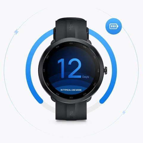 Smartwatch GPS Watch R WT2001 Android iOS Czarny Smartwatch GPS Watch R WT2001 Android iOS Czarny