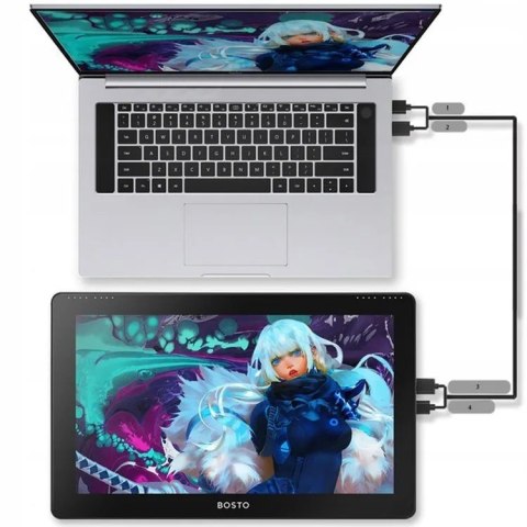 Tablet graficzny BT-16HDT 1920x1080 FHD dotykowy Tablet graficzny BT-16HDT 1920x1080 FHD dotykowy