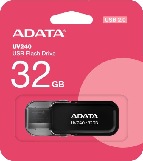 Adata Pendrive UV240 32GB USB2.0 Black Adata Pendrive UV240 32GB USB2.0 Black