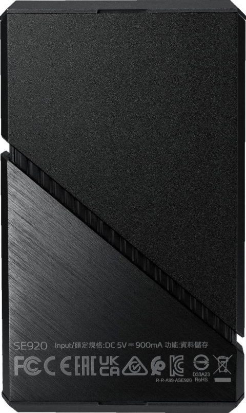 Dysk SSD Adata SE920 2TB USB4C 3800/3700 MB/s czarny Dysk SSD Adata SE920 2TB USB4C 3800/3700 MB/s czarny