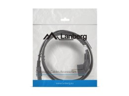 Kabel zasilający Laptop (MIKI) IEC 7/7 - IEC 320 C5 1.8M VDE czarny