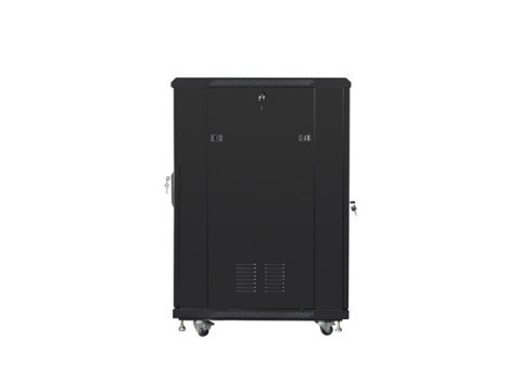 Szafa stojąca 19 cali 22U 600x800 drzwi perforowane, czarna Szafa stojąca 19 cali 22U 600x800 drzwi perforowane, czarna