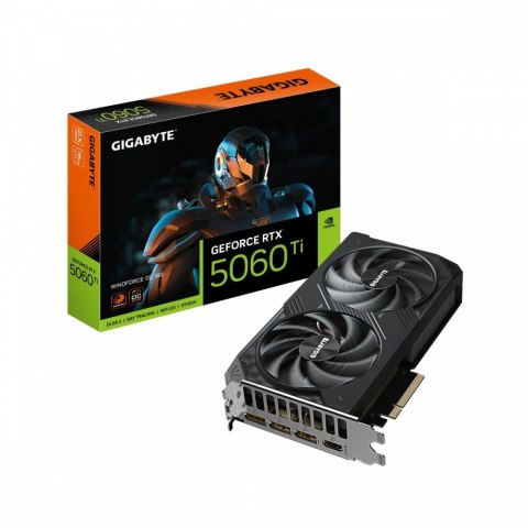 Karta graficzna GeForce RTX 5060 Ti WINDFORCE OC 16G 128BIT GDDR7 HDMI/3DP Karta graficzna GeForce RTX 5060 Ti WINDFORCE OC 16G 128BIT GDDR7 HDMI/3DP