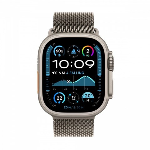 Watch Ultra 2 GPS + Cellular, koperta 49 mm z tytanu w kolorze naturalnym z bransoletą mediolańską S z tytanu w kolorze naturaln Watch Ultra 2 GPS + Cellular, koperta 49 mm z tytanu w kolorze naturalnym z bransoletą mediolańską S z tytanu w kolorze naturaln